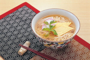 白石うーめん　「写真提供：宮城県観光課」